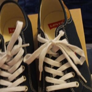 Levi's Black Sneakers with White Laces